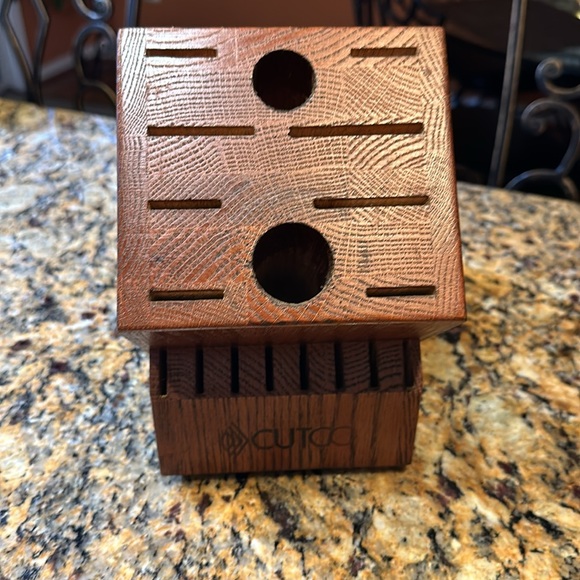 CUTCO ❤️ HOMEMAKER  +8 BlOCK IN CHERRY FINISH ( knives not included) - Picture 9 of 10